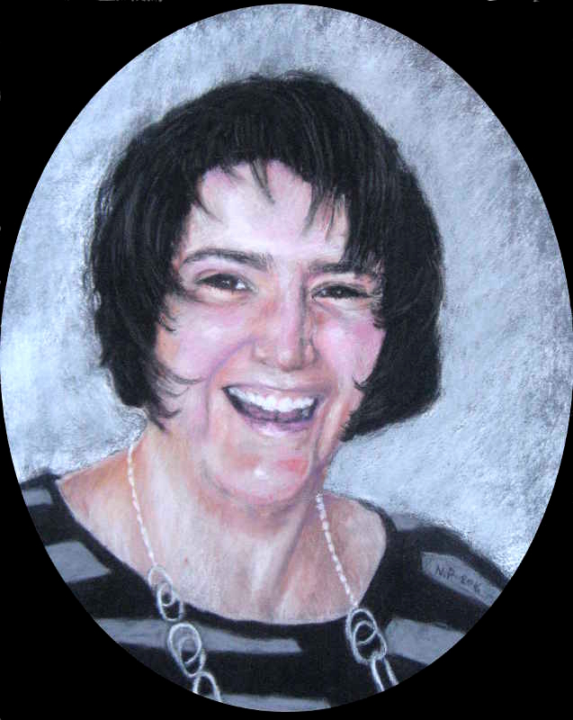 pastel portrait de femme nicolas pennarun