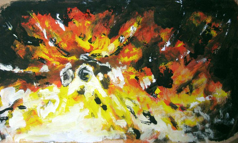 embrasement gouache nicolas pennarun