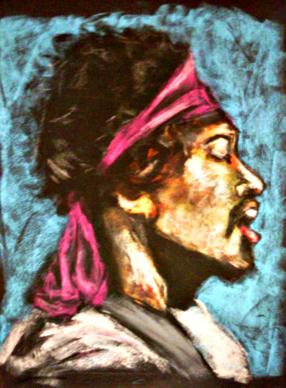 pastel jimi hendrix nicolas pennarun