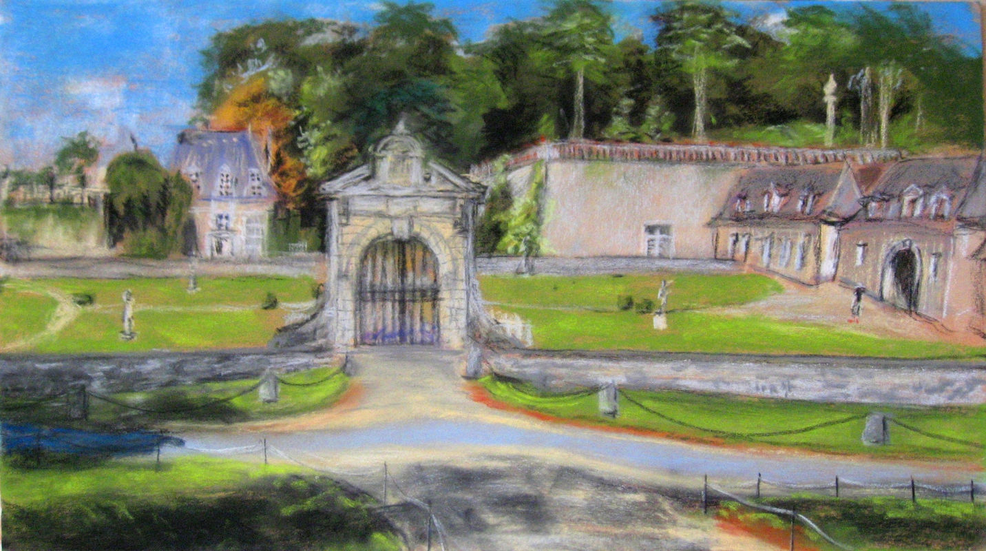 pastel chateau de valmer nicolas pennarun